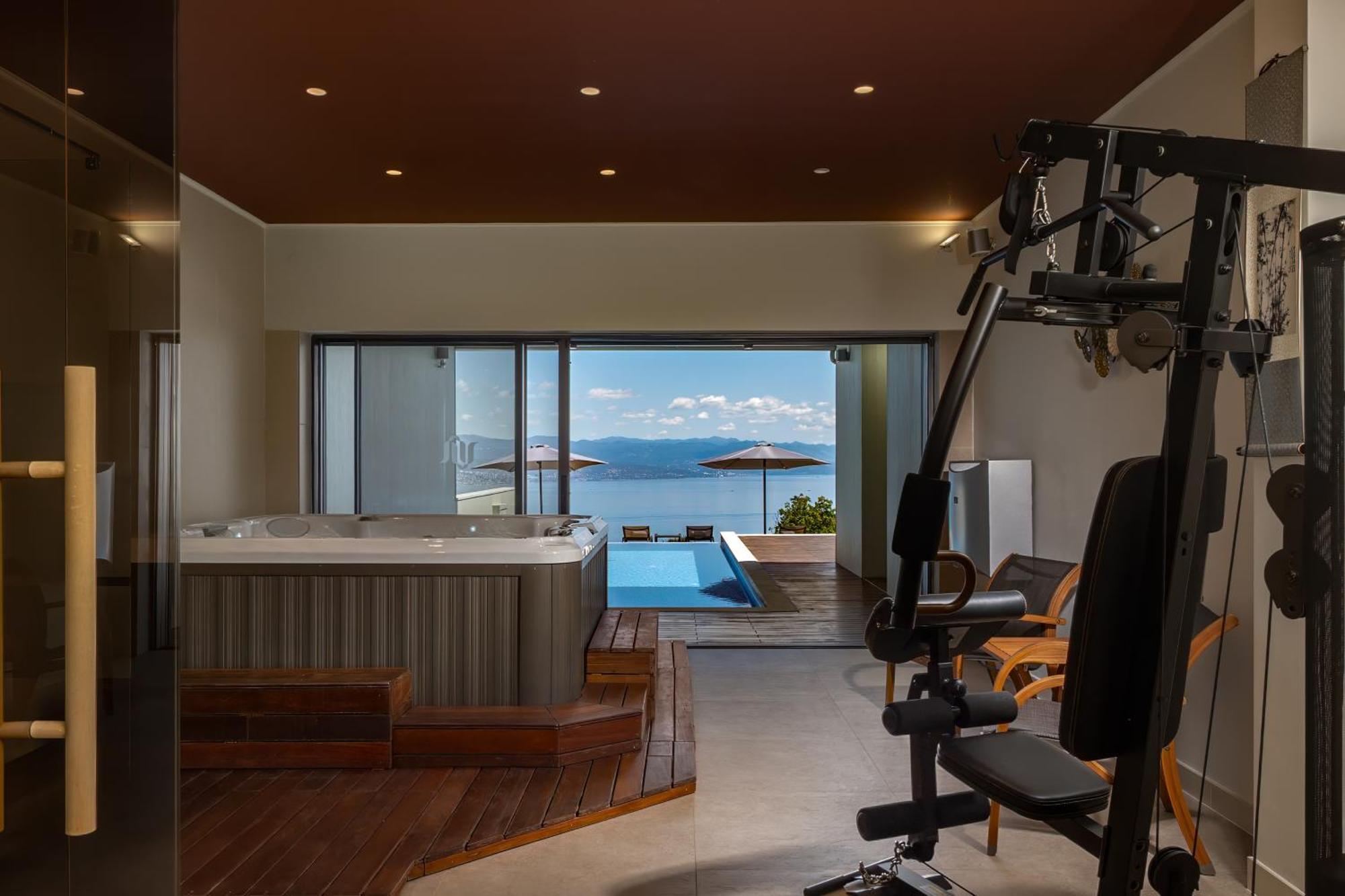 Villa Altavista - Seaview & Relax With Heated Pool & Minigolf Opatija Exterior photo